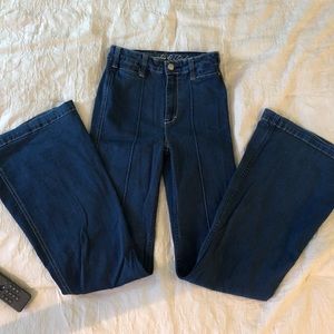Abercrombie & Fitch high-rise bellbottoms